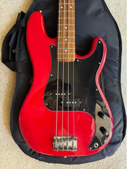 Bass: Squier by Fender 20th Anniversary P BASS