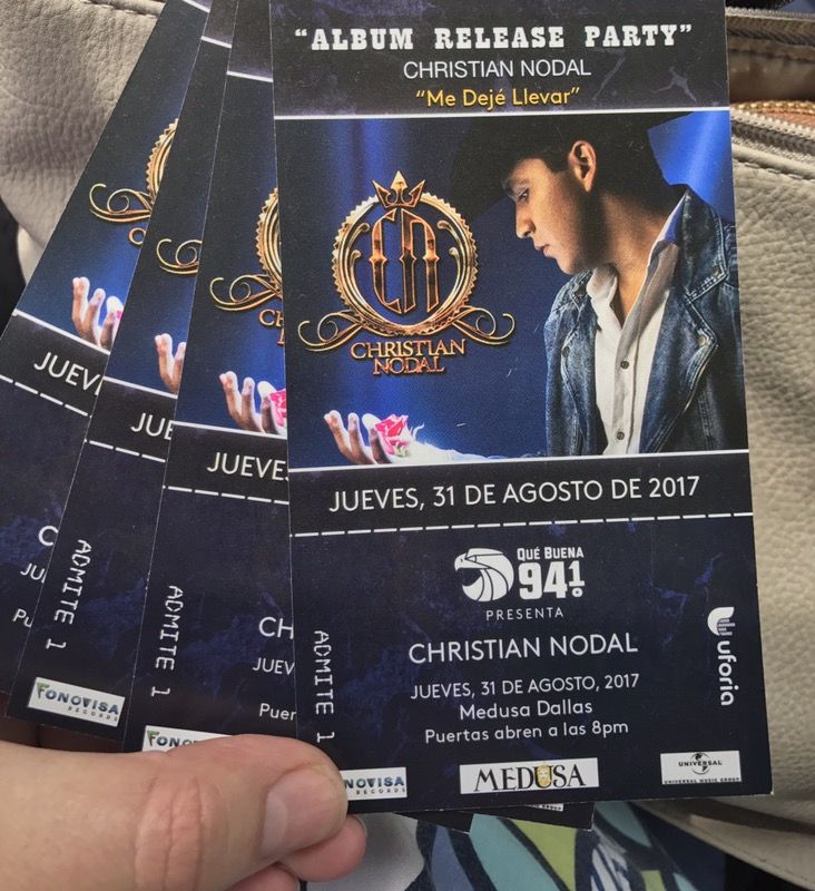 Christian Nodal tickets