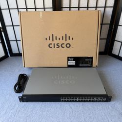 Cisco SG300-28 28-Port Gigabit Managed Switch SRW2024-K9-NA – Like New in Box