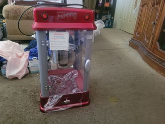 Brand-New With Plastic And Tape Sunbeam Professional Popcorn Maker 8 Cups Will Not Go Lower