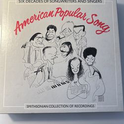 AMERICAN POPULAR SONG - 5 CD BOXSET SMITHSONIAN COLLECTION RECORDINGS 6 DECADES OF SONGWRITERS AND SINGERS