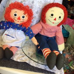 Collectible Raggedy Ann And Andy Dolls 