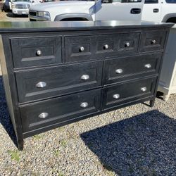 Large Black Dresser 