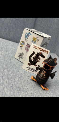 KIDROBOT THE OUTSIDERS LAVE BUBBLES GATOR CHASE JOE LEDBETTER ART TOY