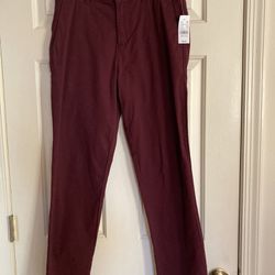 Pac.Sun Men’s Pants Size 29 X 30 Slim Casual Maroon Color Brand New