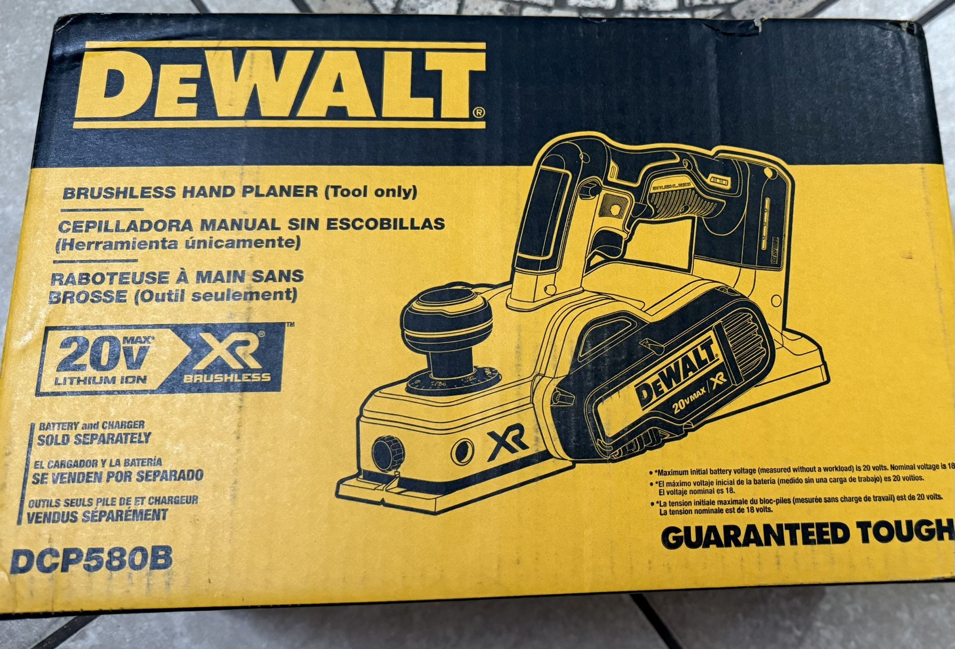 🈹SPECIAL PRICE DEWALT 20V MAX XR Cordless Brushless 3-1/4 in. Planer (Tool Only)
