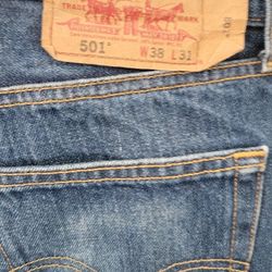 Mens Levis 501 Denim Pants