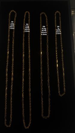 Gold chains