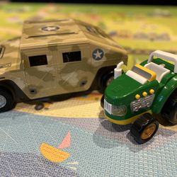 tank and tractor