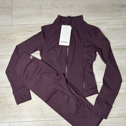 Lululemon cropped Set