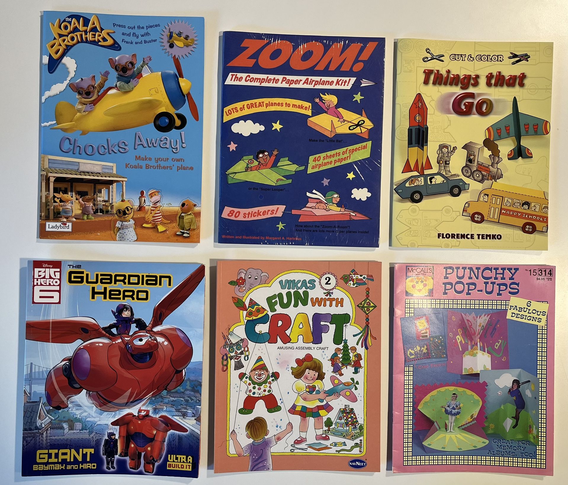 Lot of 6 Cut-out and Build Your Own Model Books for Children UNUSED