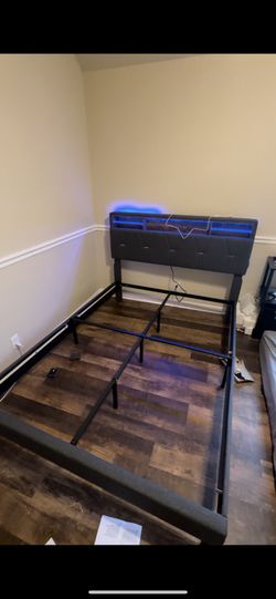 Queen size LED bed frame