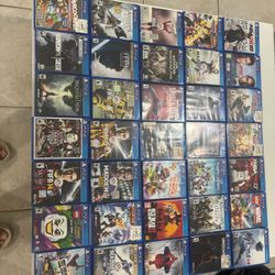 PS4 With 3 Controllers 2 Cables And 70 Games