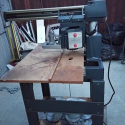 Power Kraft 10 Radial Arm Saw