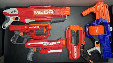 5 Nerf Blasters+ Nerf Bullets