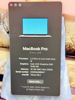 MacBook Pro 2019