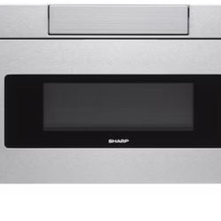 Sharp 23.875-in 1.2-cu ft 950-Watt Low Profile Microwave Drawer (Stainless Steel)