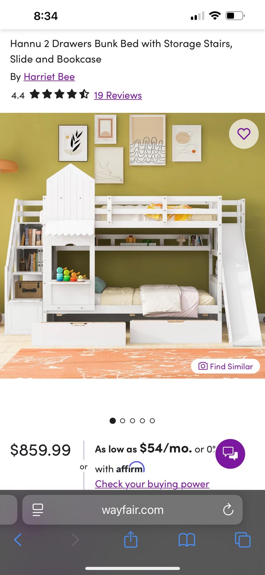 Twin Bunk Bed With Slide