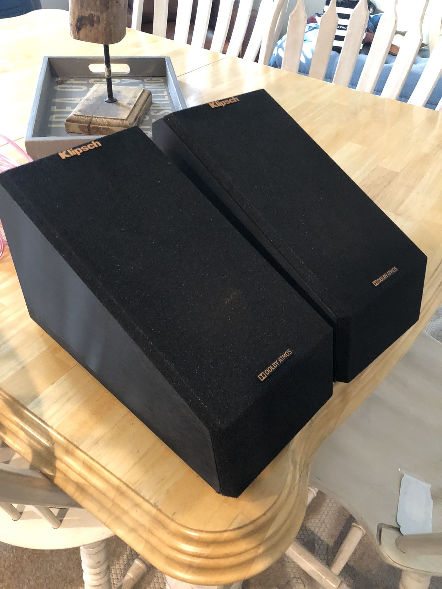 Used Klipsch Reference Premiere RP-140SA Dolby Atmos Speaker, 200W Peak Power, Pair