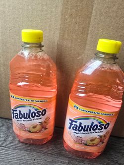 Fabuloso Multi-Purpose Cleaner, 2X Concentrated Formula, Floor Cleaner, Peach Scent, 16.9 fl oz