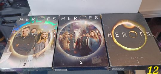 HEROES Seasons 1,2& 3 DVD'S