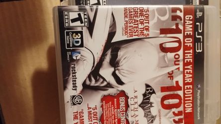 Batman game s PS3 & Batman toy life size