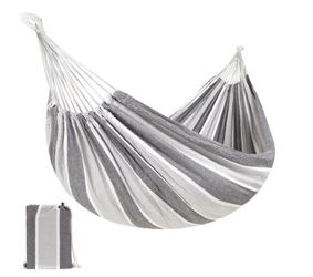 2-Person Brazilian-Style Double Hammock w/ Portable Carrying Bag