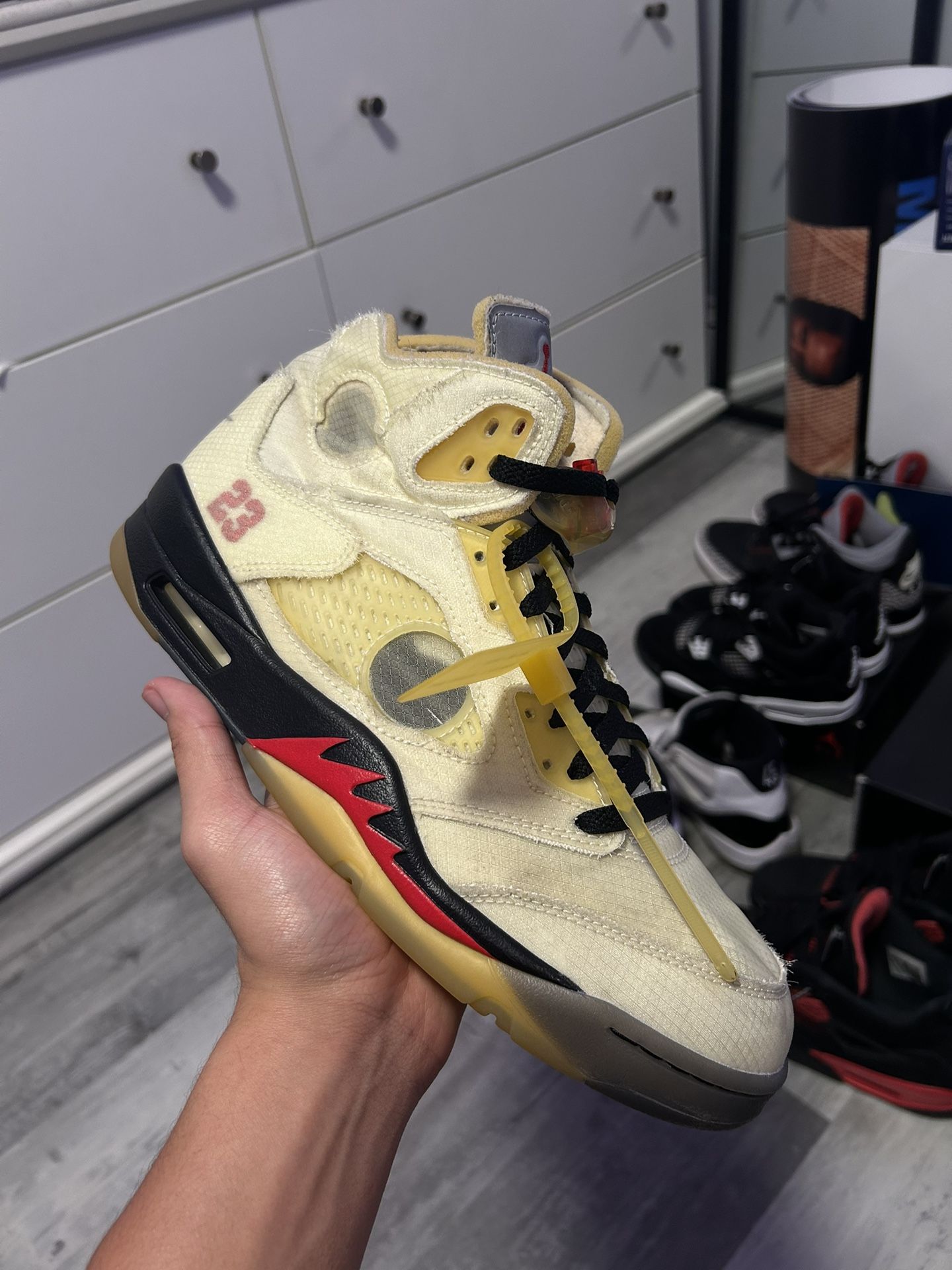 Jordan 5 Off-White Sails Size 10.5 OG All