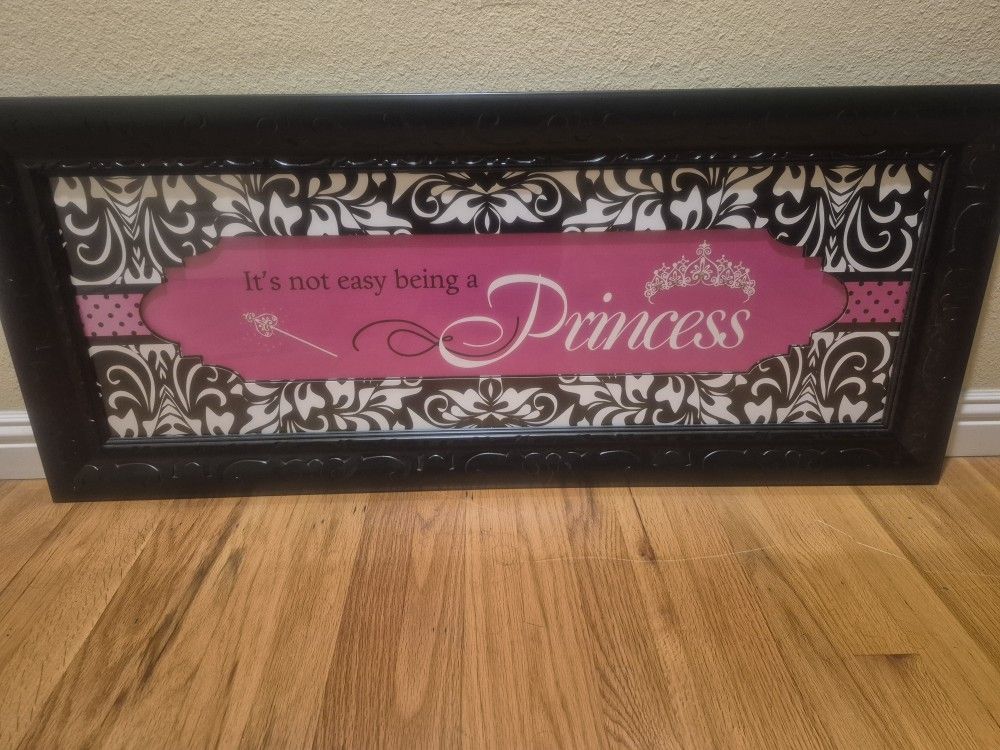 Crown, Princess, Hot-Pink, White, Black, 2000s, y2k, Girl bedroom décor