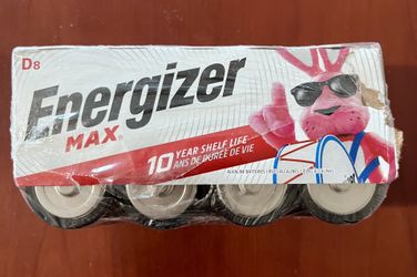 D-BATTERIES : ENERGIZER 8 PACK 