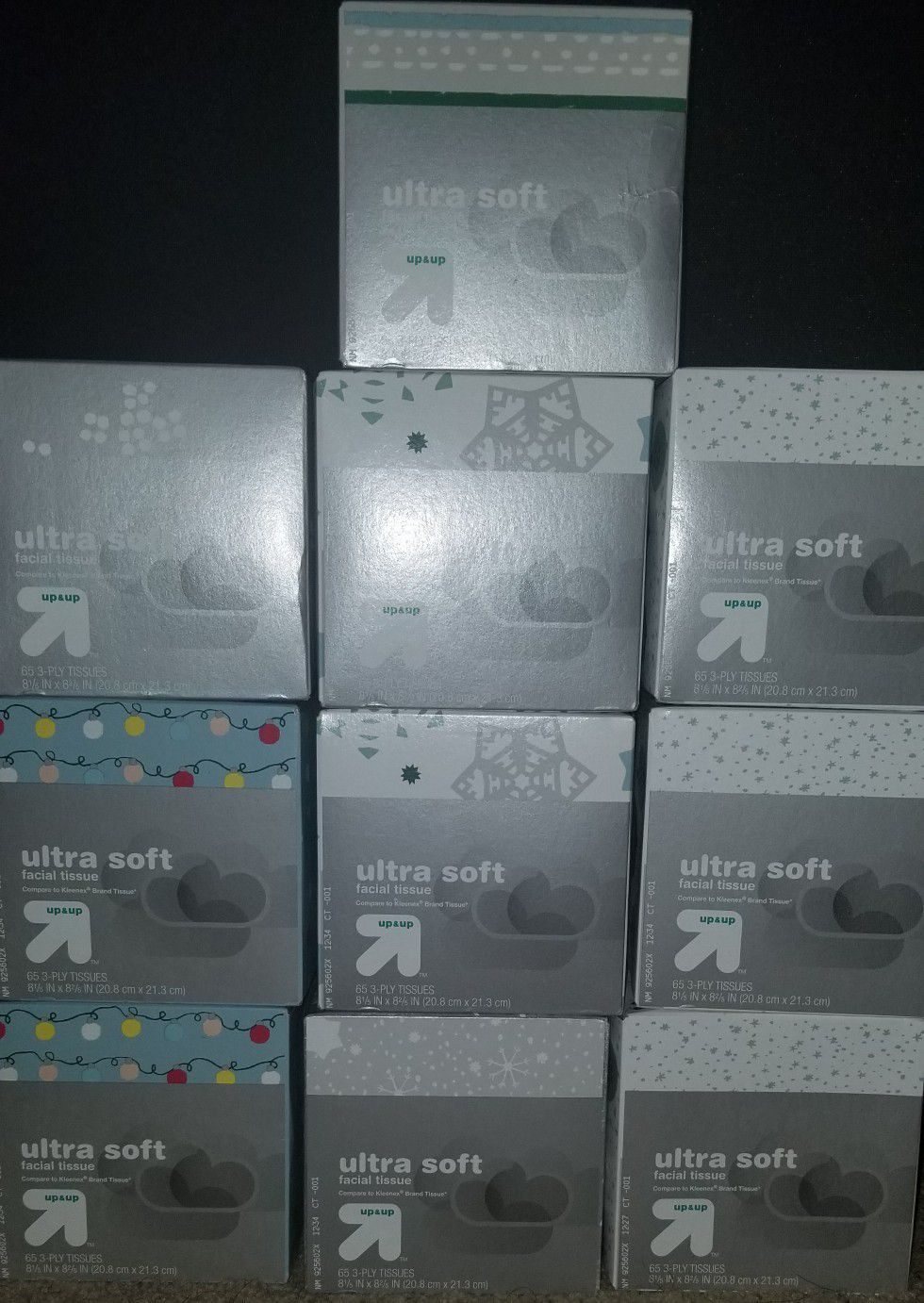10 boxes Ultra Soft facial tissue