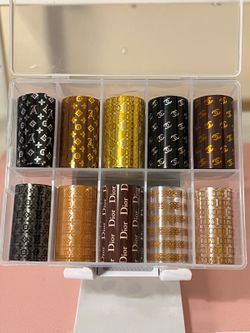 10 Roll Nail Art Foil Set