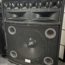 large speakers 1400w 2 pieces