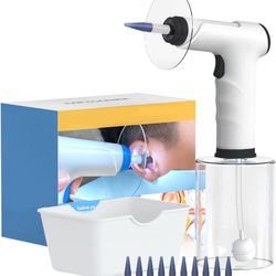 Electric Ear Wax Removal Kit with SoftSpray Safe and Effective Ear Cleaner with 4 Pressure Settings for Ear Wax Buildup Complete Ear Cleaning Irrigati