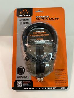 Walker's Ultimate Alpha Earmuffs (NRR 26dB)
