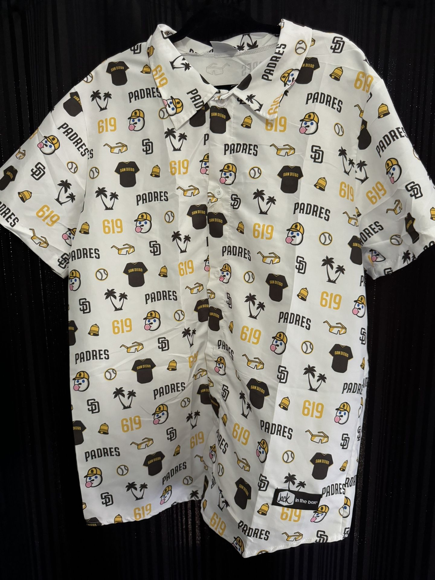 Padres Jack In The Box Aloha Shirt XL