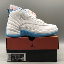 Air Jordan 12S Retro White Univ Blue
