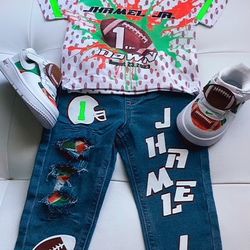 Kids Custom Outfit And Shoes