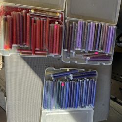 250pcs Tubes Of Tiny Beads For Bracelets / Necklace Lot