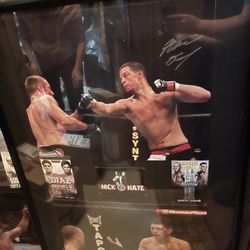 UFC fighters Nick & Nate Diaz autographed Photographs