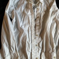 Sonoma Women’s White Size M Button Up