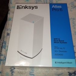 New, Linksys Atlas Pro6 WiFi Dual Band Mesh System 