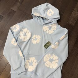 Denim Tear Baby Blue Hoodie 