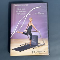 Fluidity Fitness Evolved Ballet Barre with DVD