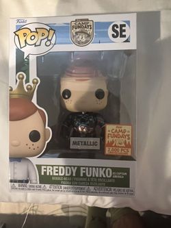 Freddy Funko As captain America Metallic