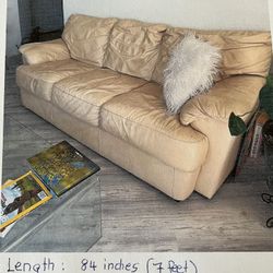 Leather Couch & Lounge Set