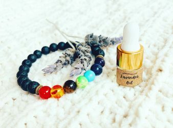 GIFT READY | Chakra Bracelets with Complimentary Lavender Oil