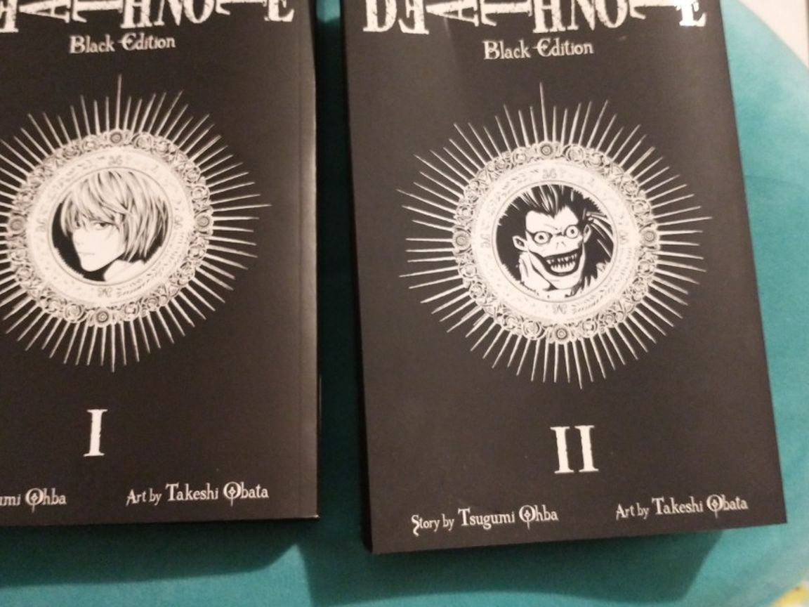 Death Note Manga Black Edition Volumes 1-4