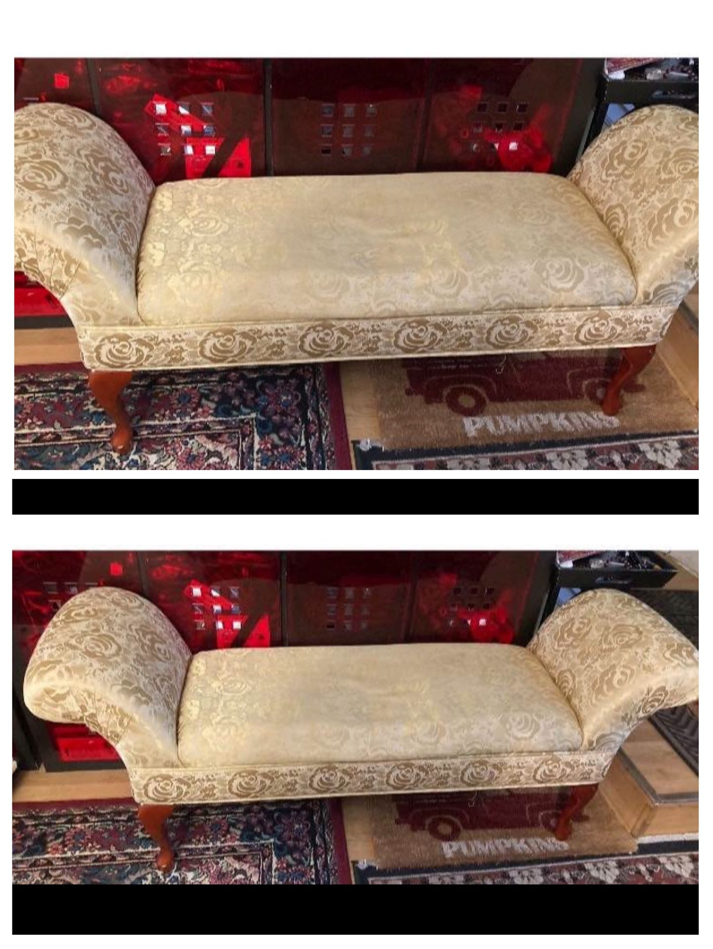 Upholstered Bench. Indoor Bench, Bed Bench