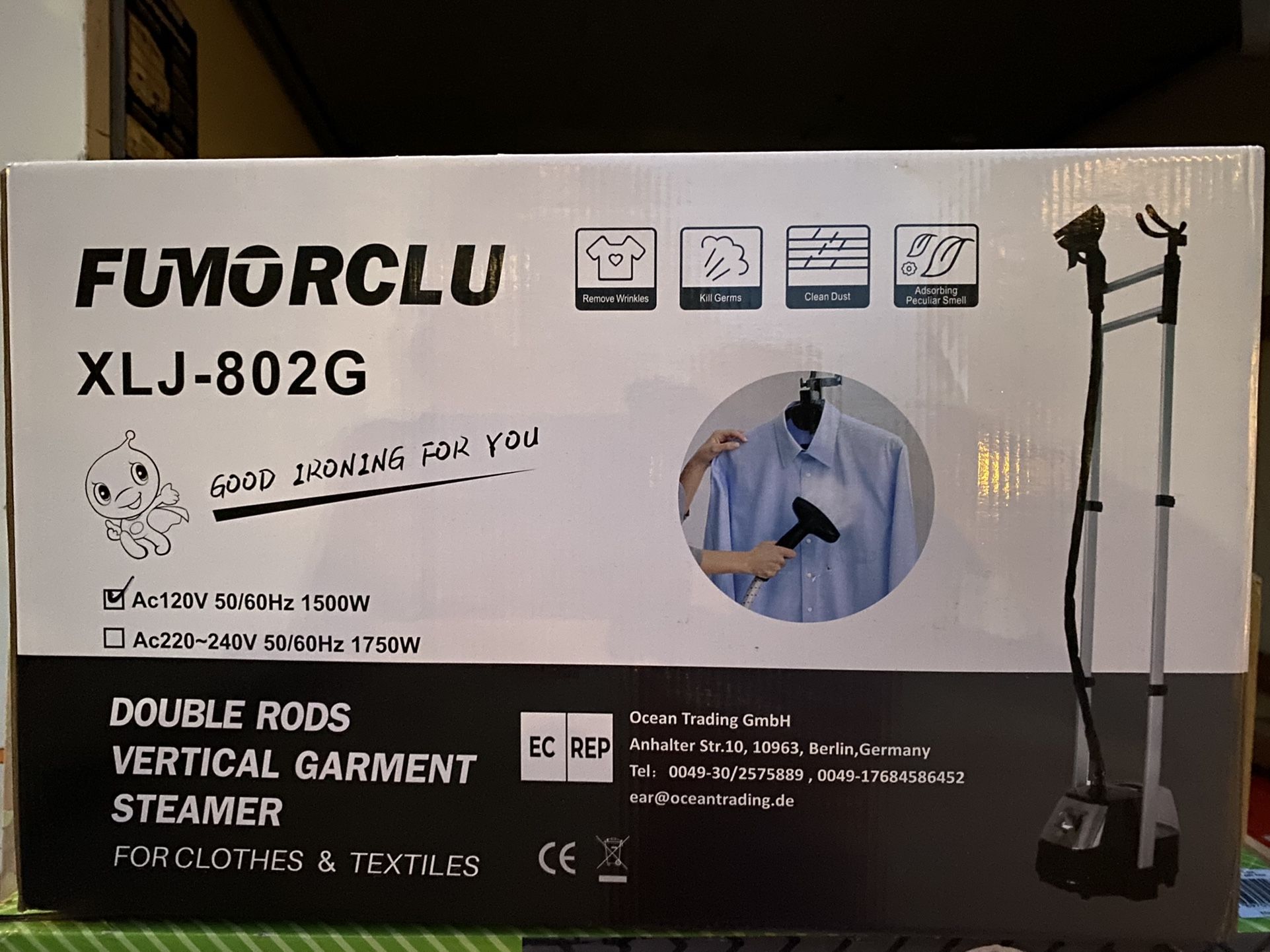 Fumorclu Vertical Garment Steamer